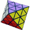 The corner turning octahedron, a 3x3x3 without corners, made in Taiwan.