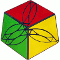 A puzzle with six sides and four axes. So far impossible to classify.