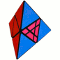 A "Corner Cube" transformed into tetrahedral shape.