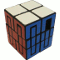 A Square-1 with four holes on the top and bottom layer and with additional holes on the sides.
