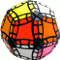 A face turning Deltoidal Icositetrahedron that can also be transformed into a pseudo-deltoidal icositetrahedron. Both are jumbling only puzzles.