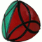 A tetrahedral 3x3x3 without one half of the corners.