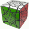 A Sun Cube made doctrinaire with curved cuts and slight fudging.