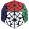 This puzzle combines the face turning docecahedron with the corner turning dodecahedron and the 2x2x2.