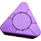 A Puck with 10 sectors in shape of a rounded triangle.