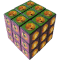 Depicting six different smileys, designed in 3D.