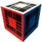A 8x8x8 bandaged to work like a Mimic Cube